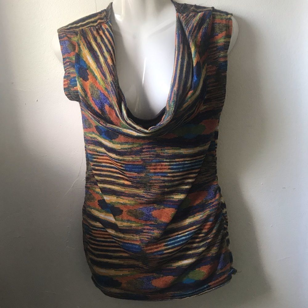 No boundaries tribal pattern multi color shirt